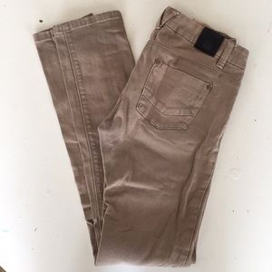 Insight Khaki army green, skinny denim size 4